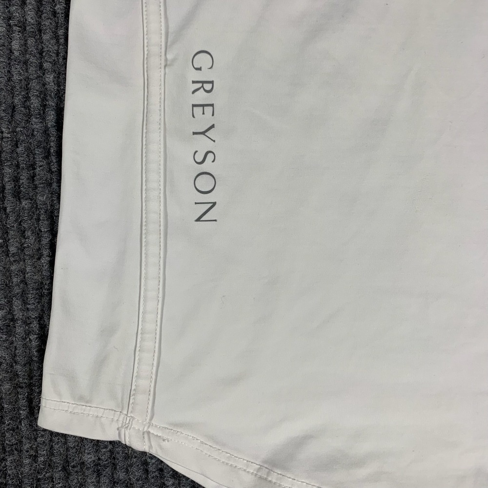 Greyson Top Womens S mall White Quarter Zip Sleeveless Performance Golf Stretch - Picture 10 of 12